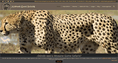 Desktop Screenshot of mopanesafaris.com