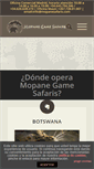 Mobile Screenshot of mopanesafaris.com